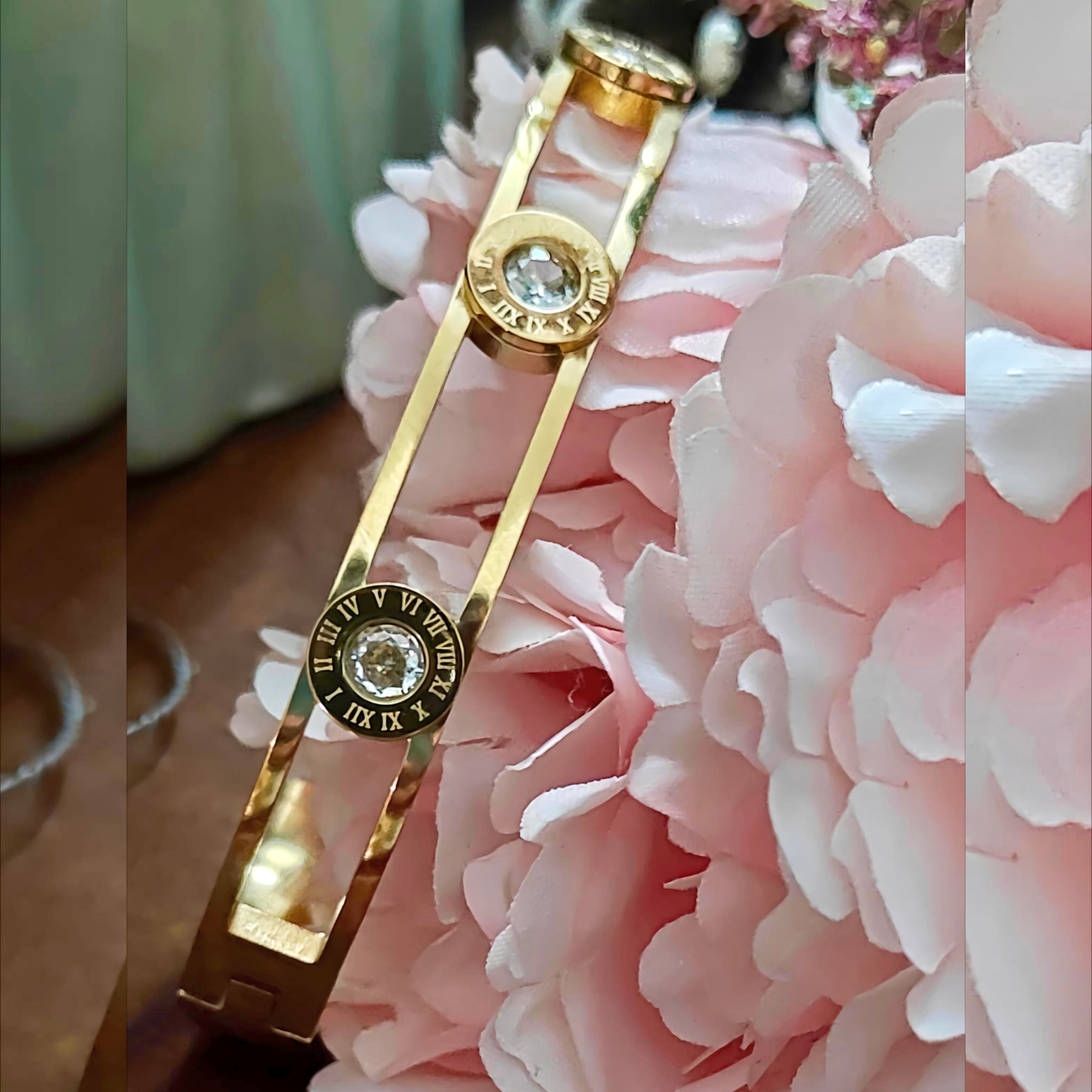 Elegant Roman Numeral Bracelet