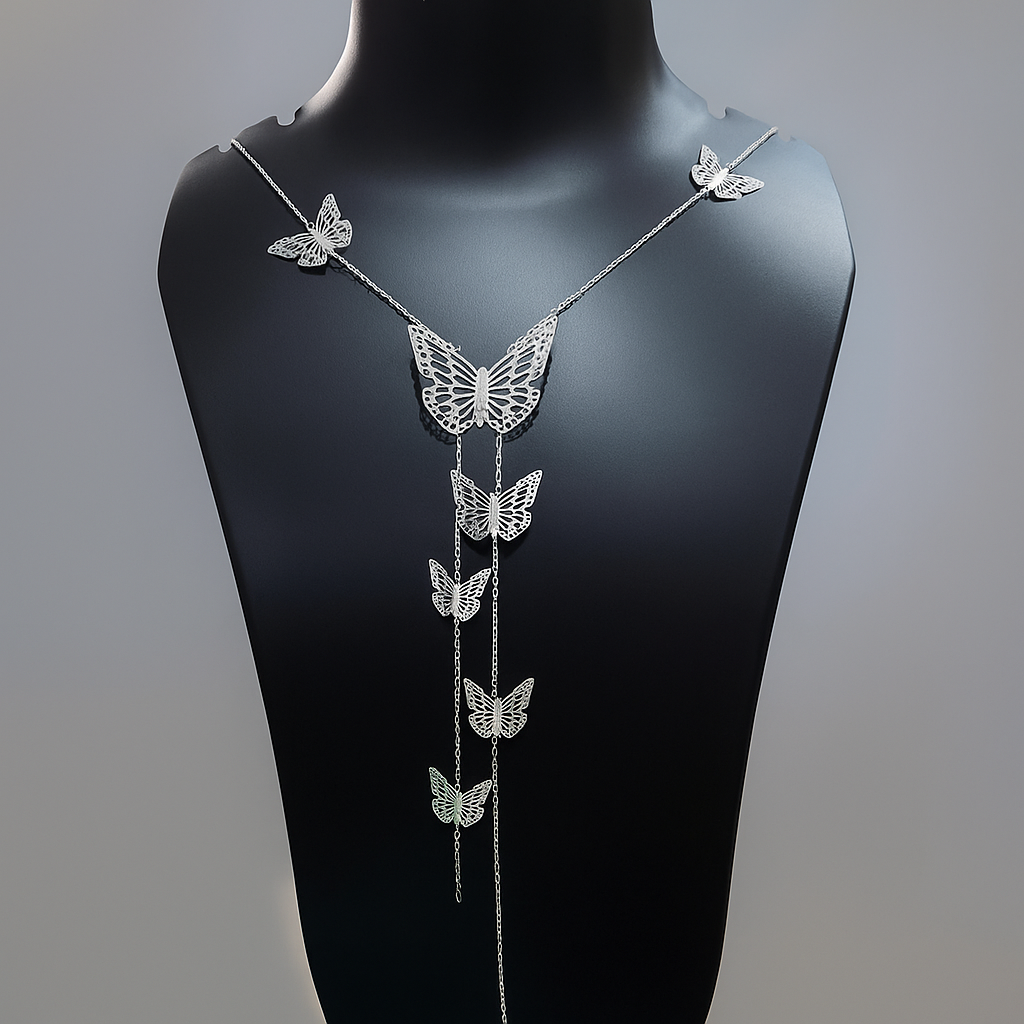 Flutter Butterfly  Elegance Necklace