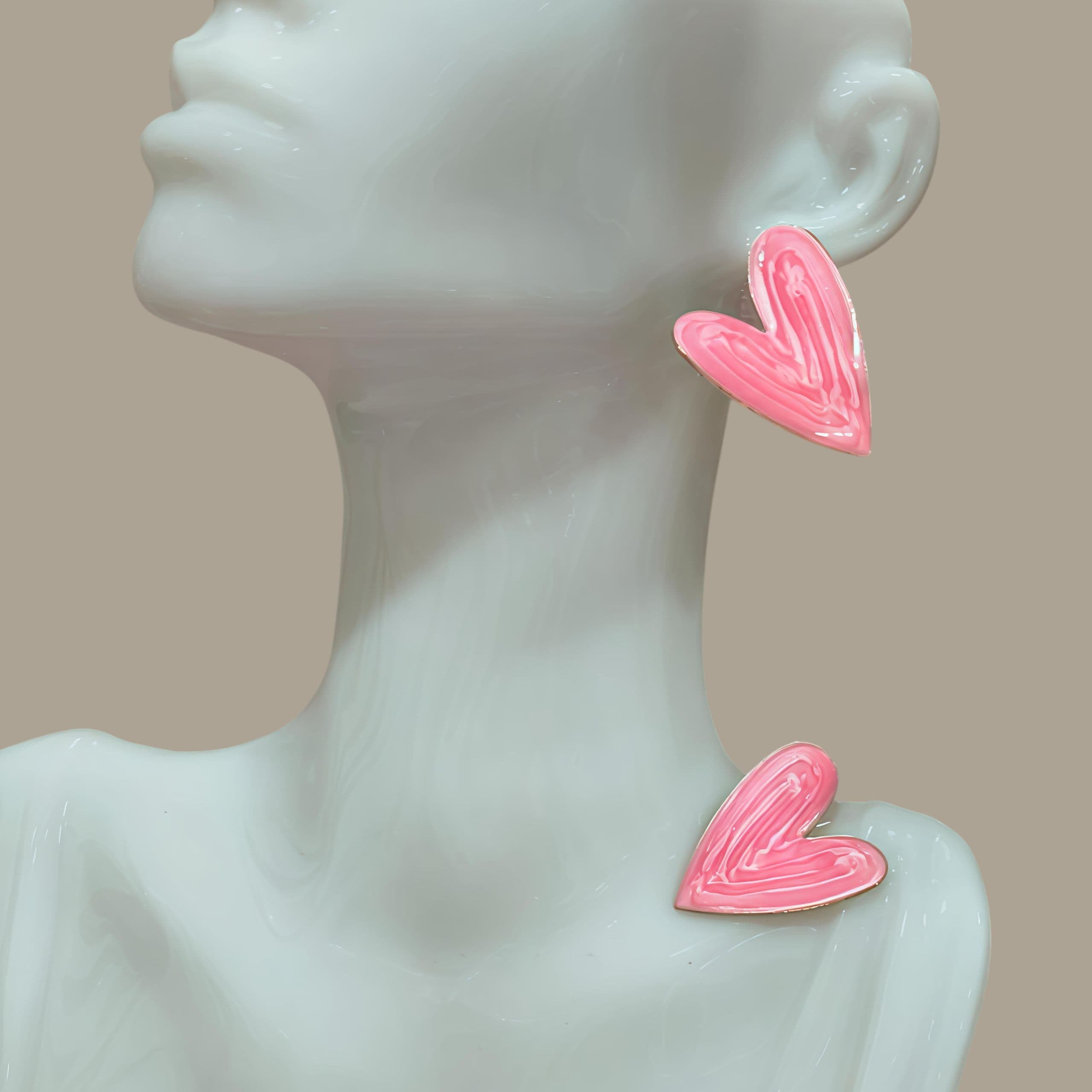 Heart-Shaped Earrings