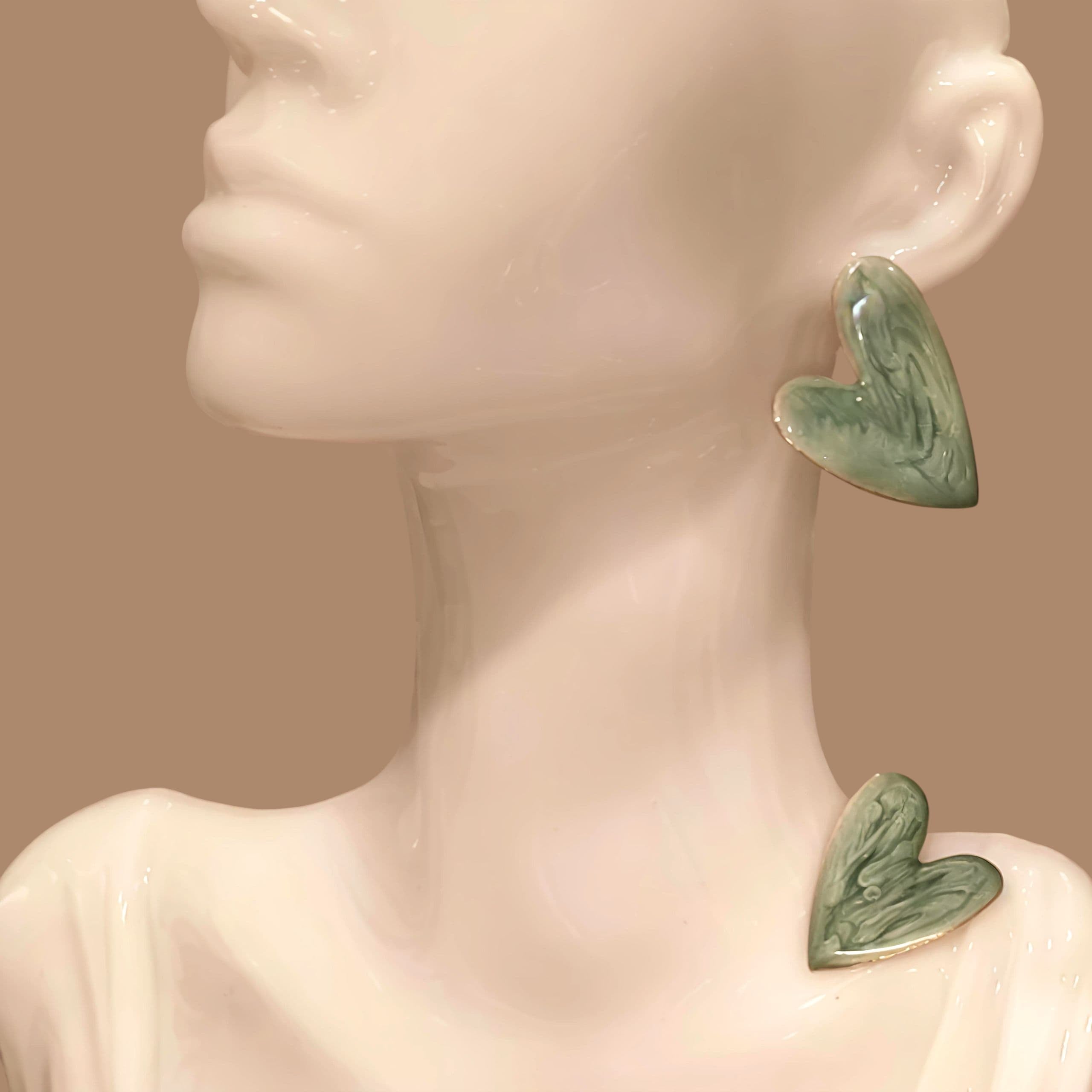 Heart-Shaped Earrings