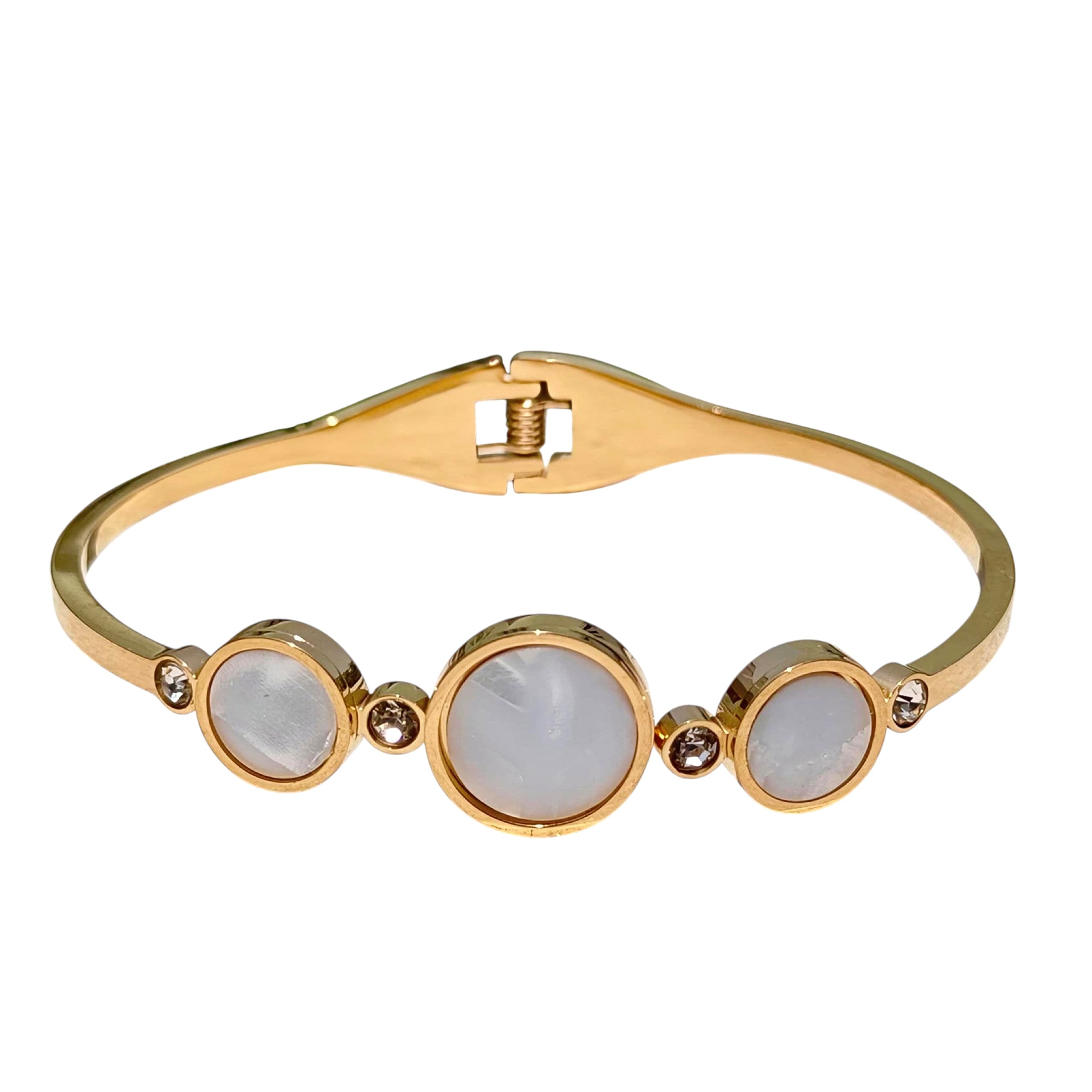 Triple Circle Clasp Bracelet
