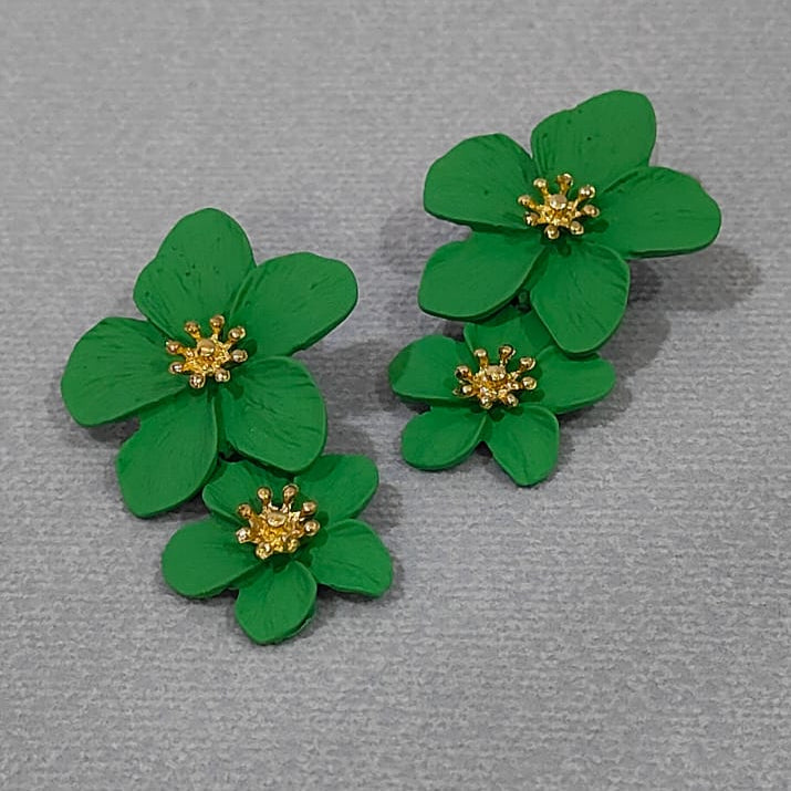 Floral Drop Earrings