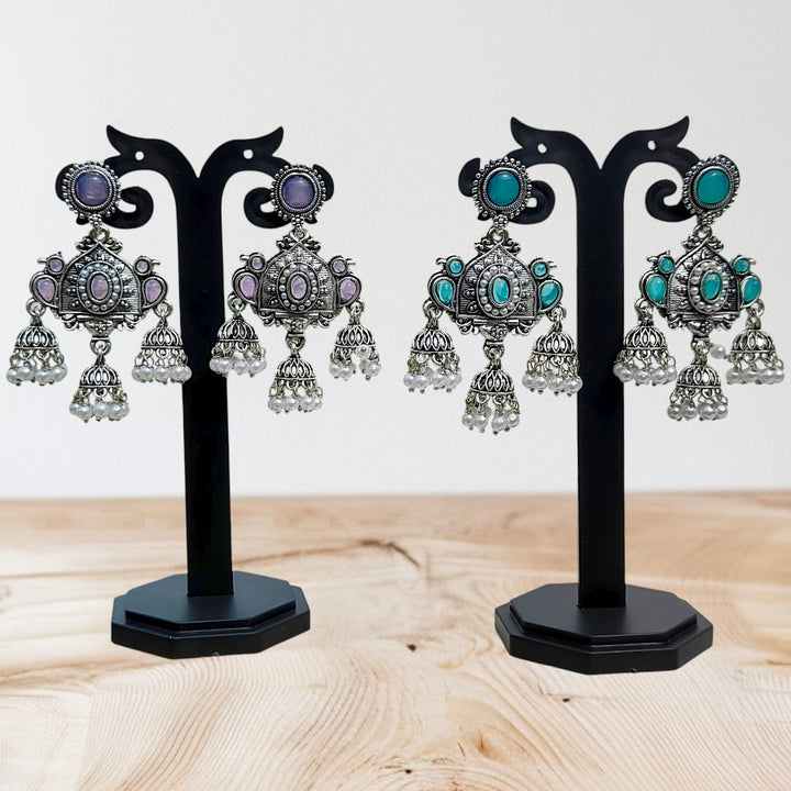 Vintage Tribal Dome Earrings
