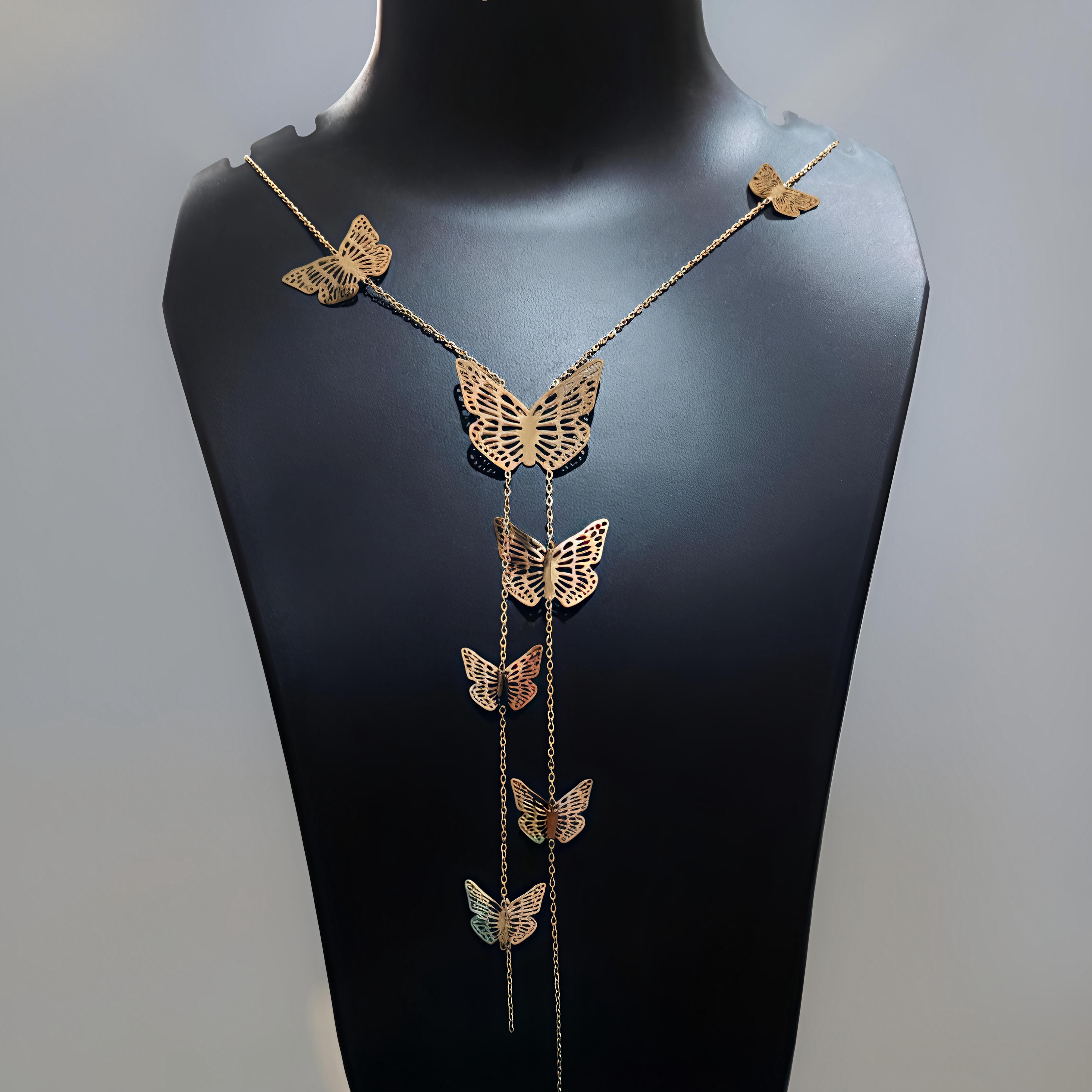 Flutter Butterfly  Elegance Necklace