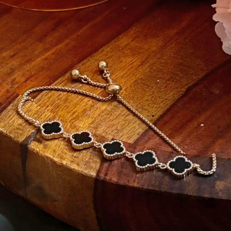 Black Charm Bracelet