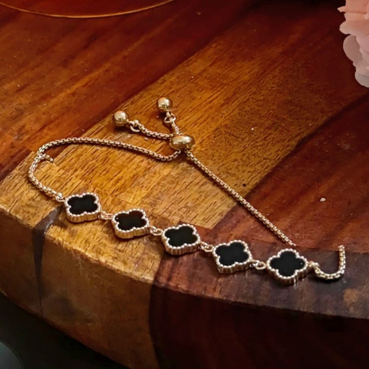 Black Charm Bracelet