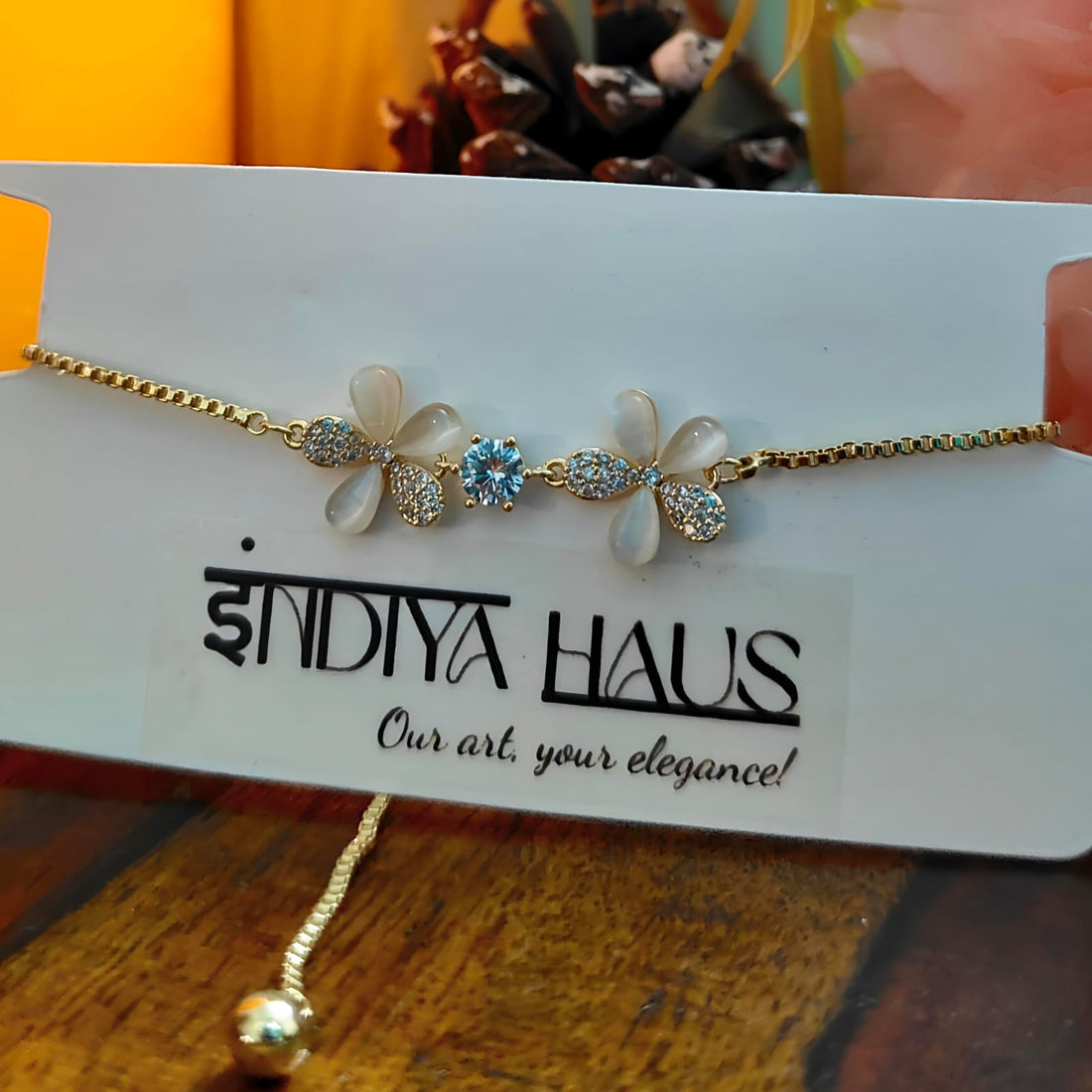 Floral Charm Bracelet