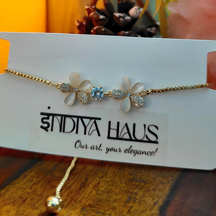 Floral Charm Bracelet