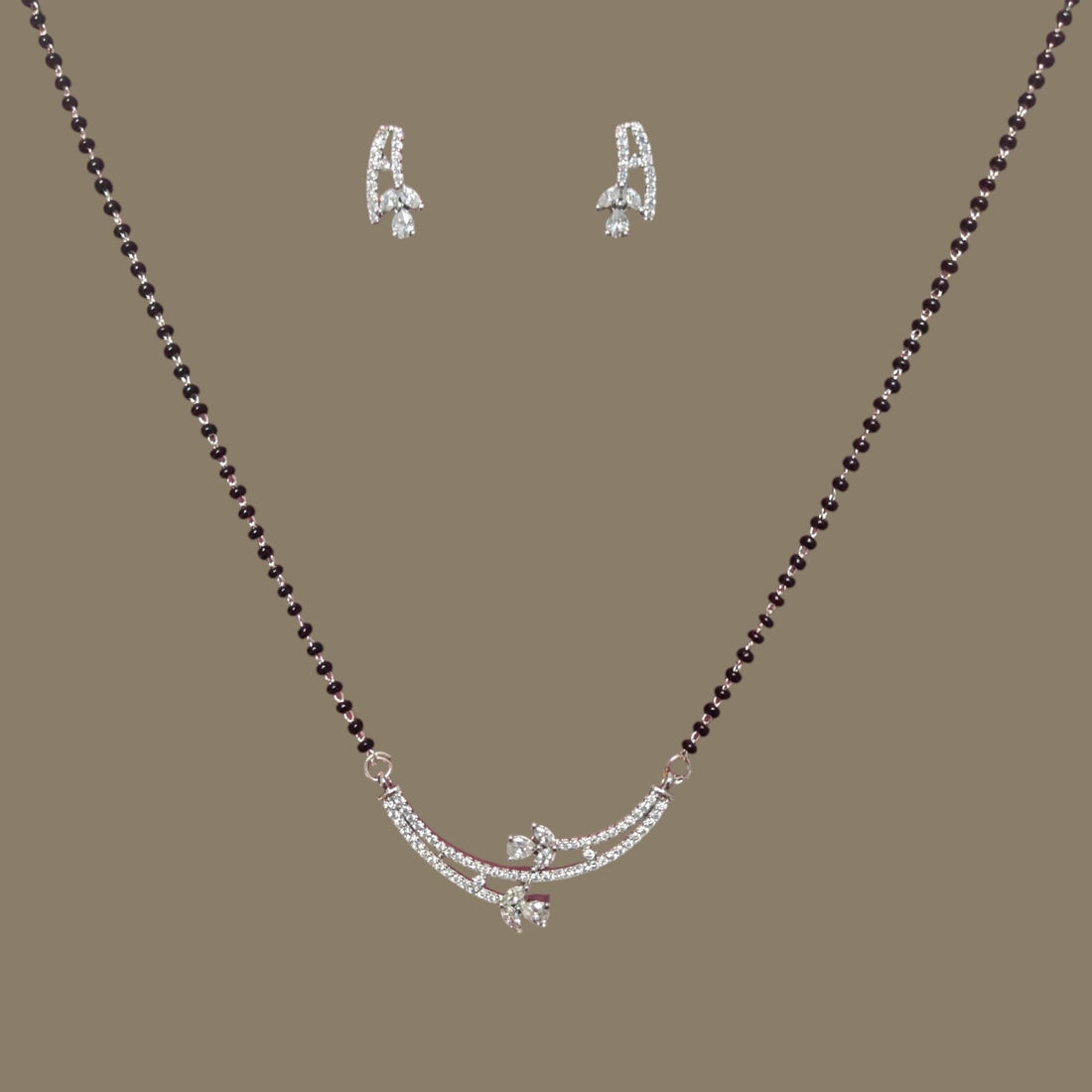 Elegant CZ Mangalsutra Set