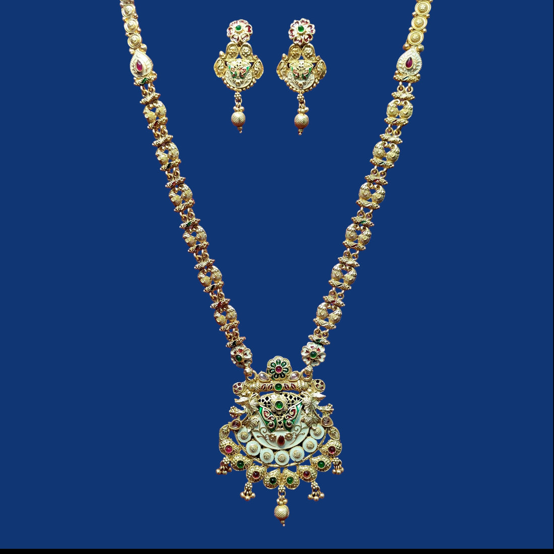 Grand Traditional Temple Necklace Set