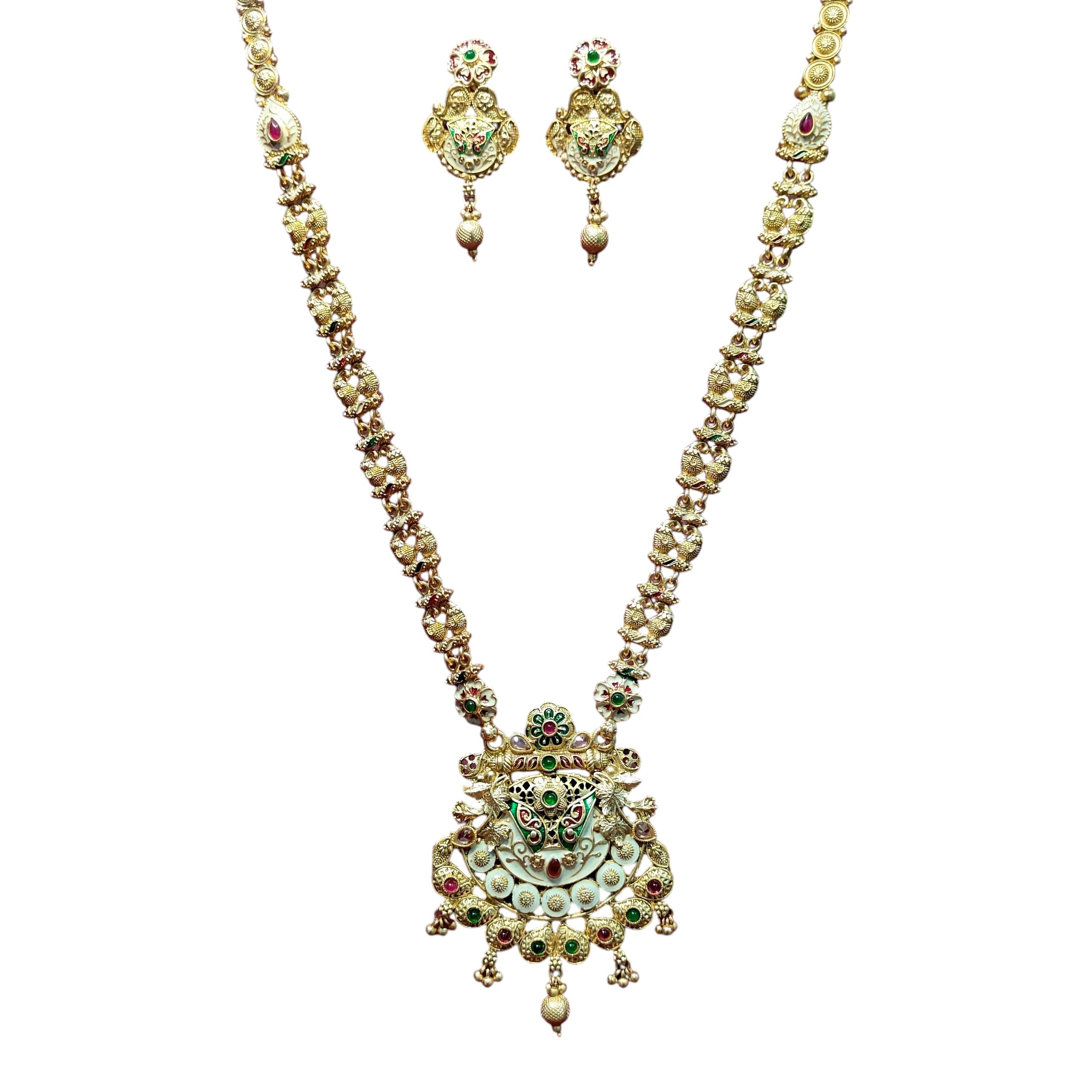 Grand Traditional Temple Necklace Set
