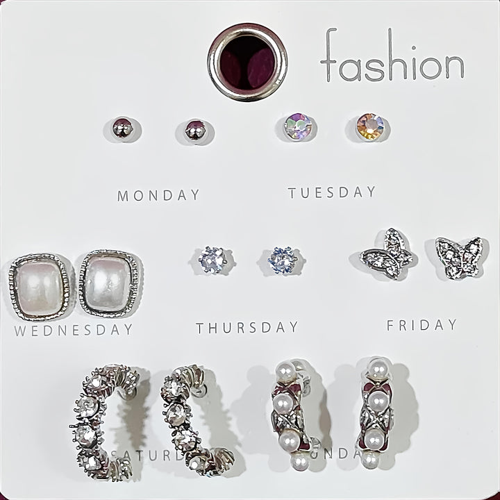 Fashion Multi-Style Earring Sets