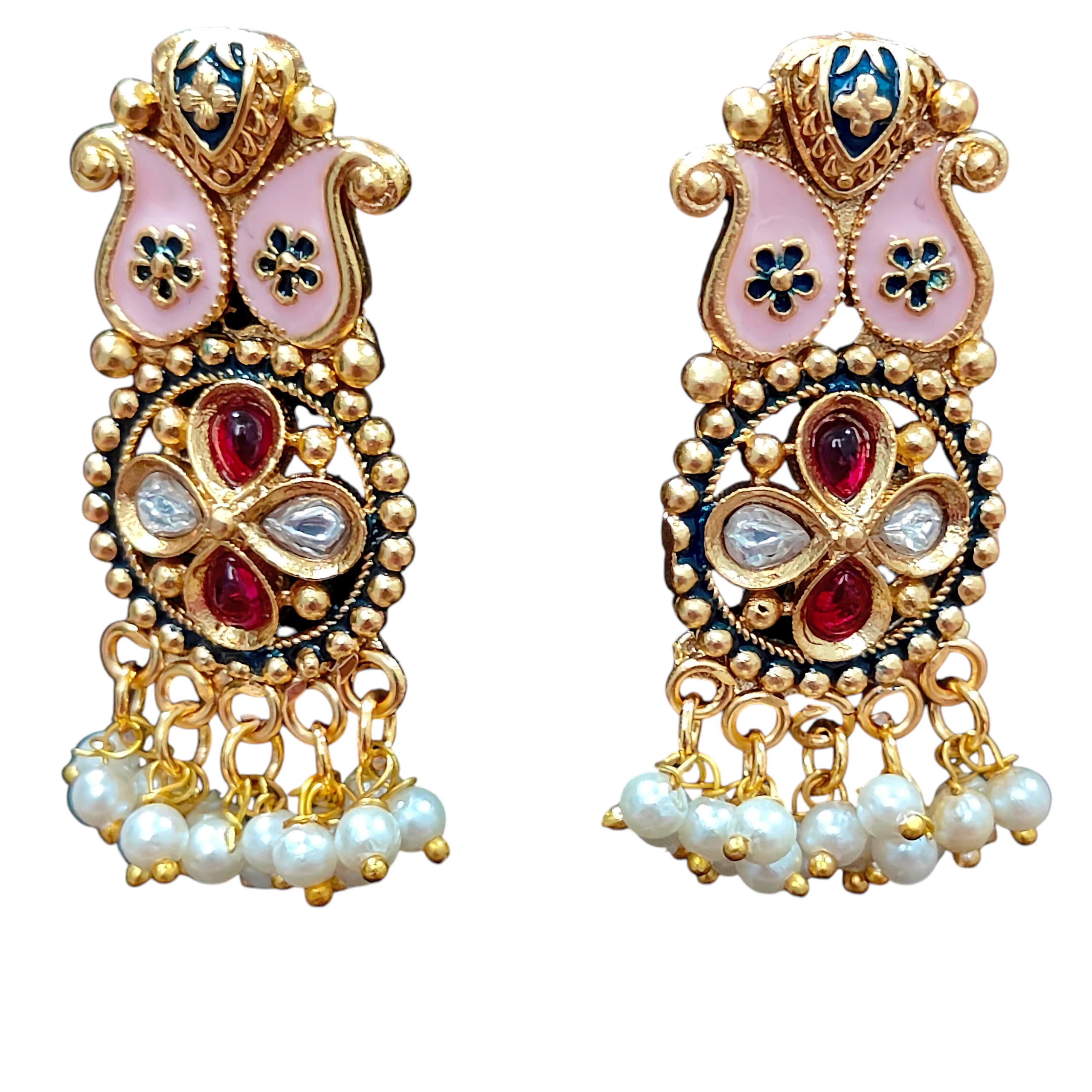 Kundan & Meenakari Choker Set