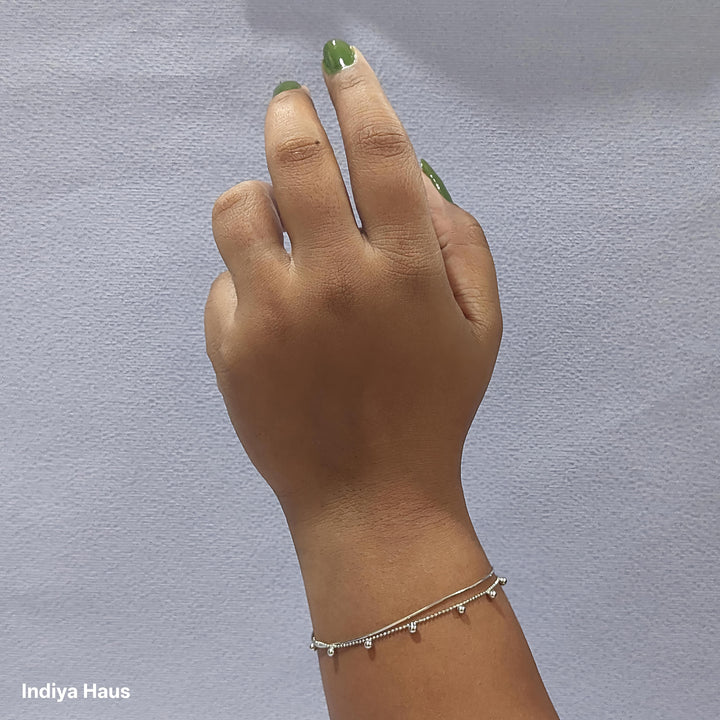 Delicate Beaded Chain Bracelet