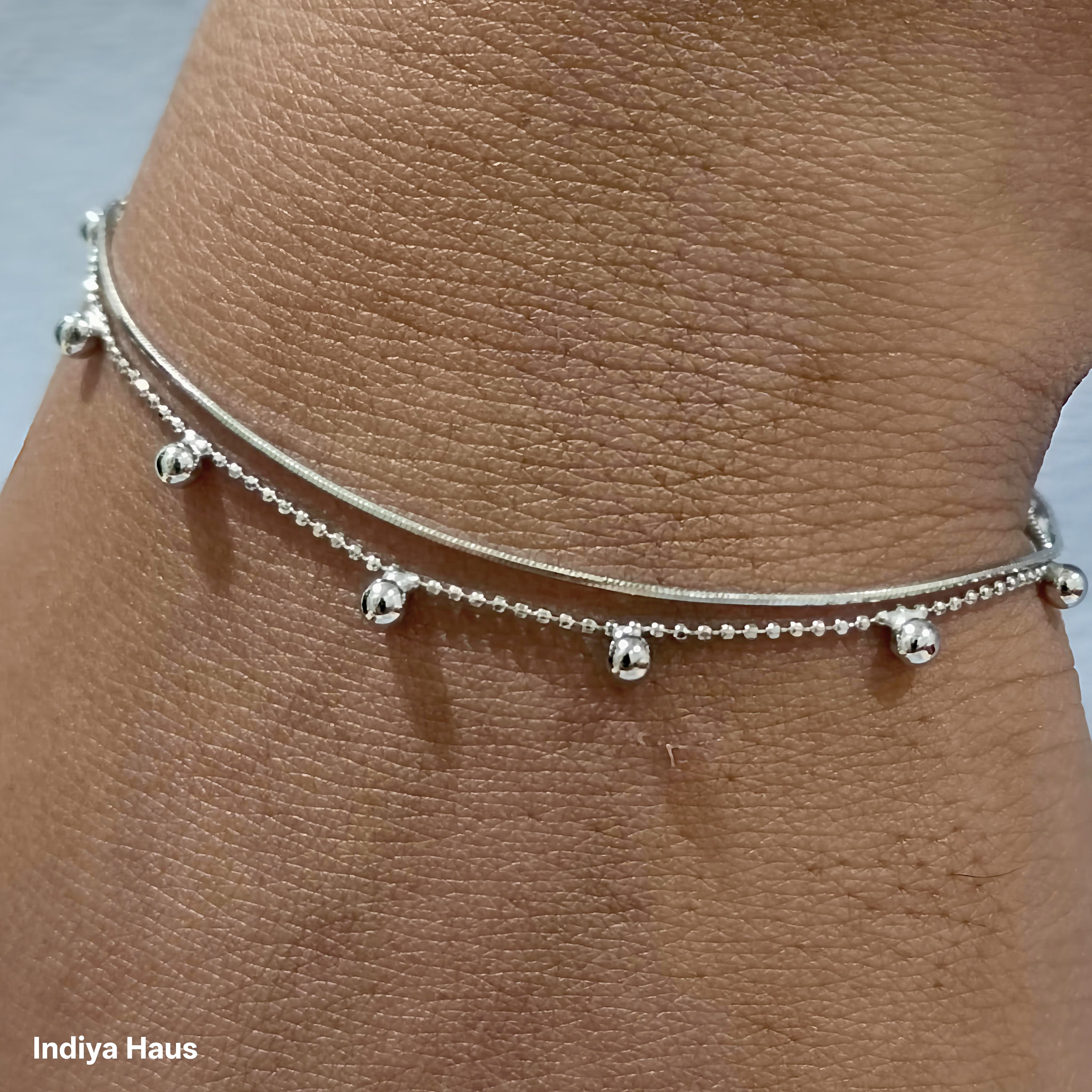 Delicate Beaded Chain Bracelet
