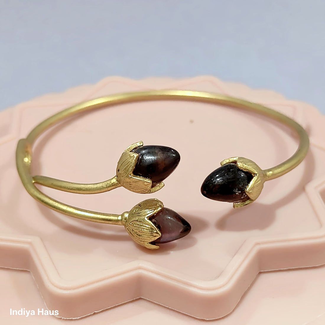 Lotus Bud Cuff Bracelets
