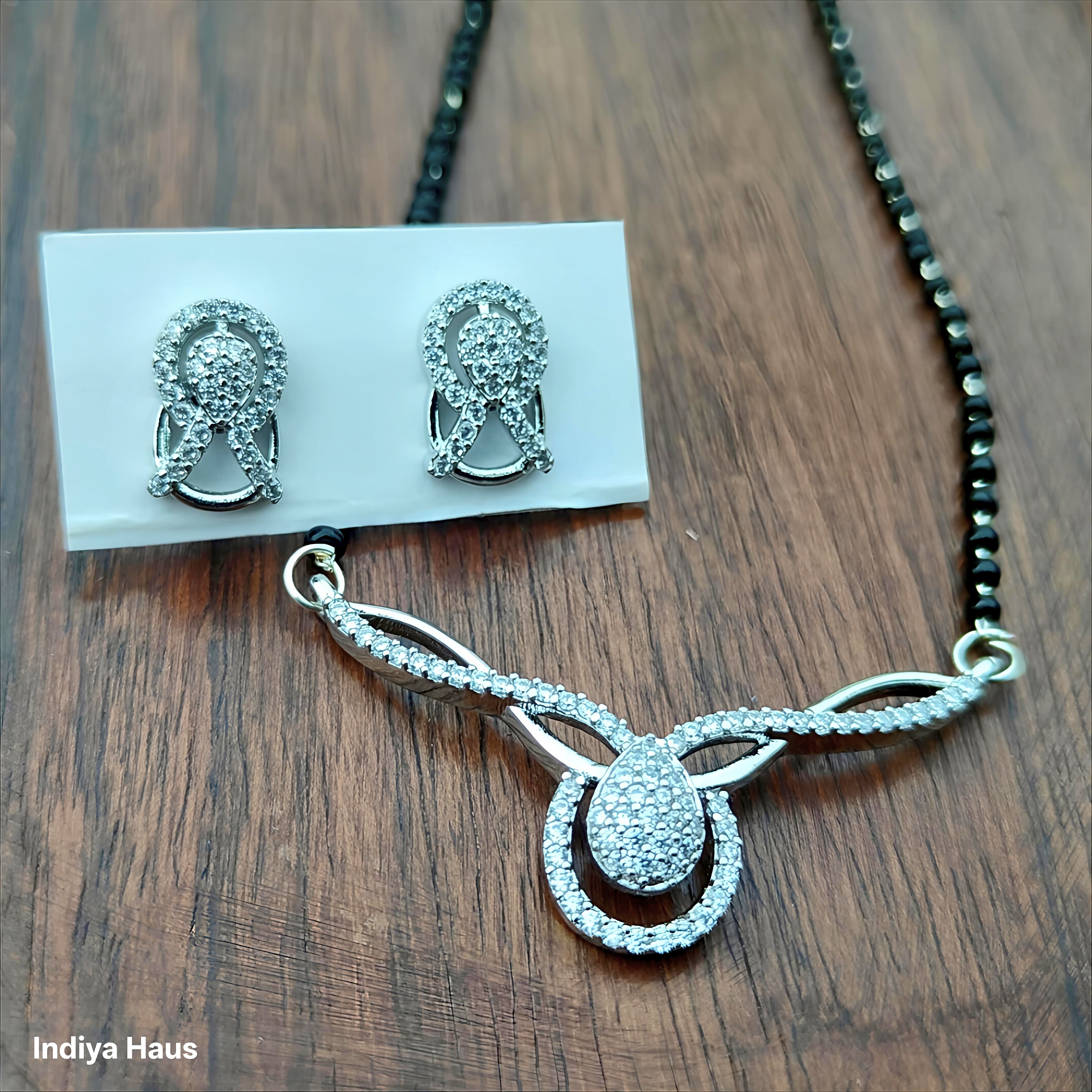 Traditional Gold and Black Bead Mangalsutra