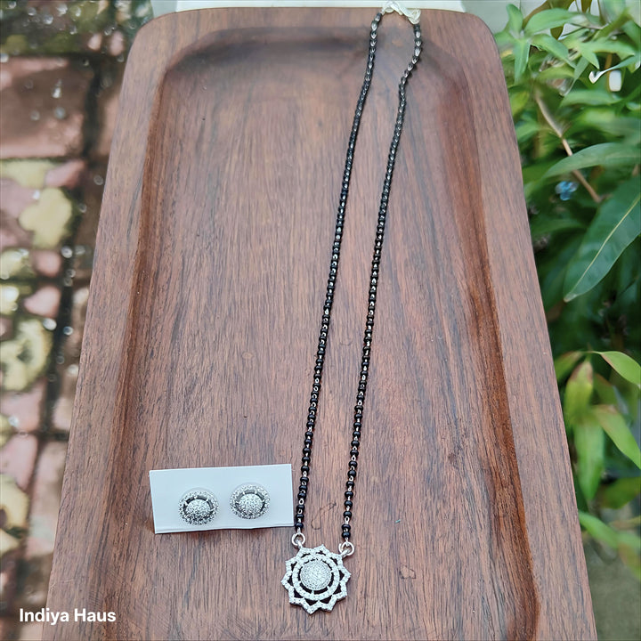 Starburst Crystal Mangalsutra Set