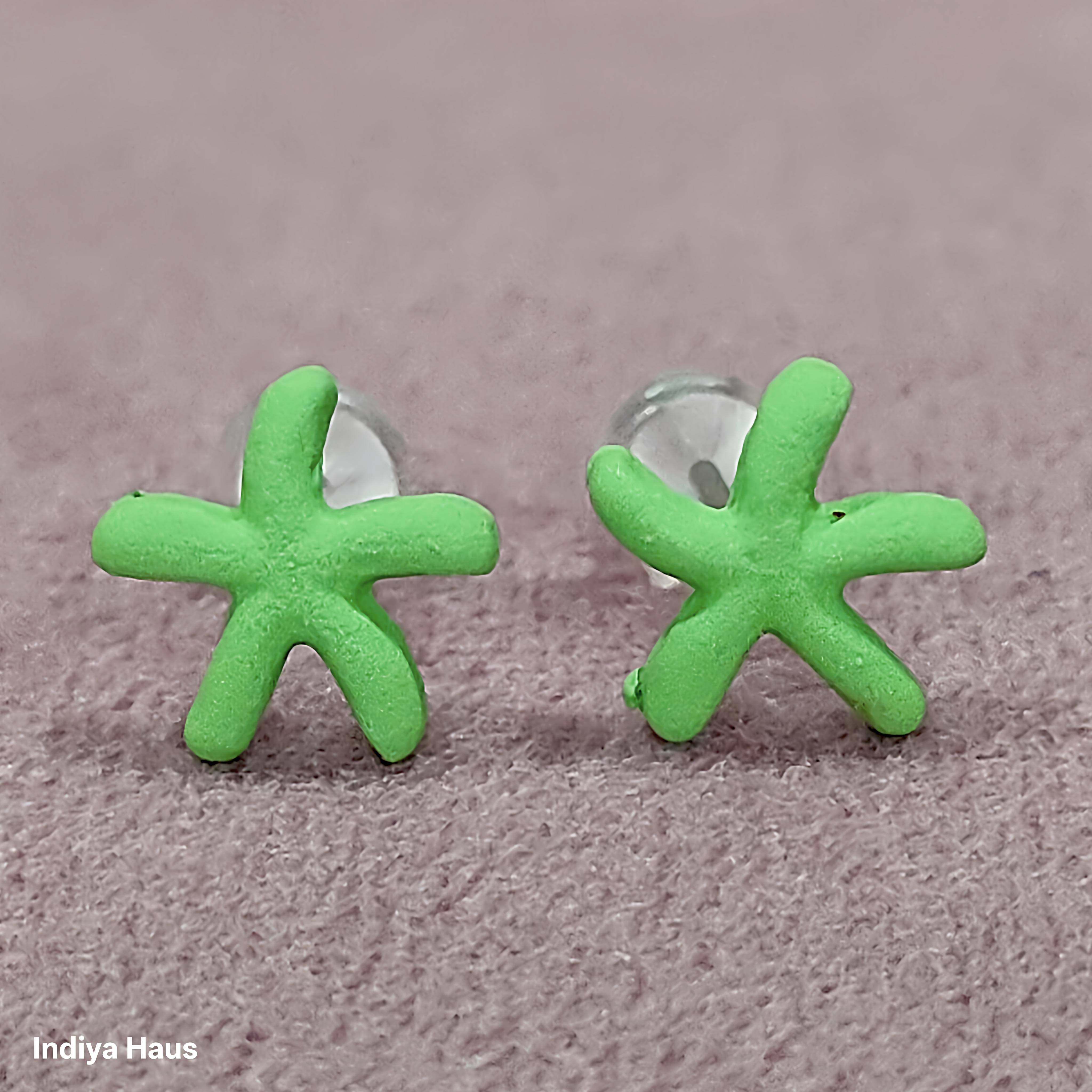 Playful Starfish Studs