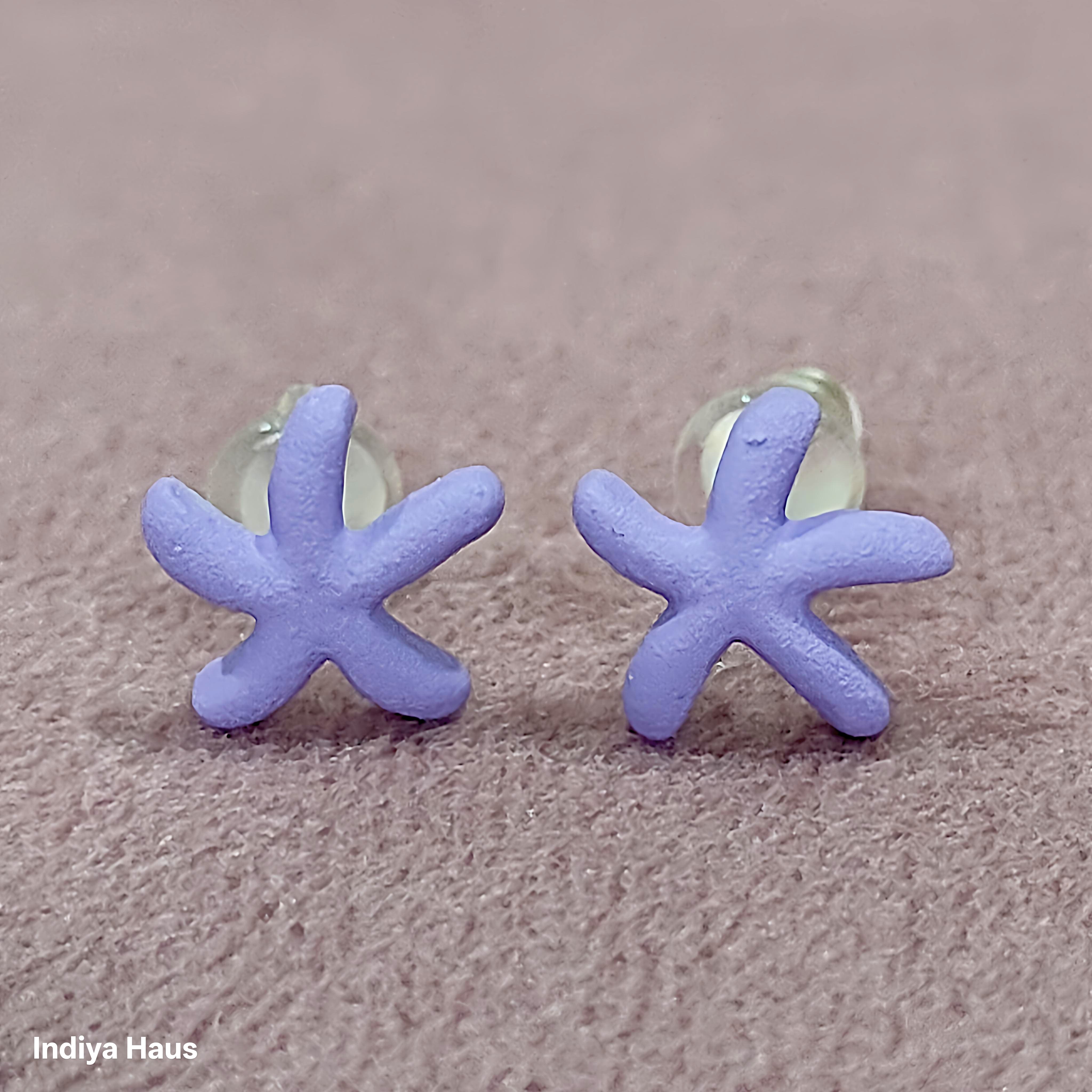 Playful Starfish Studs