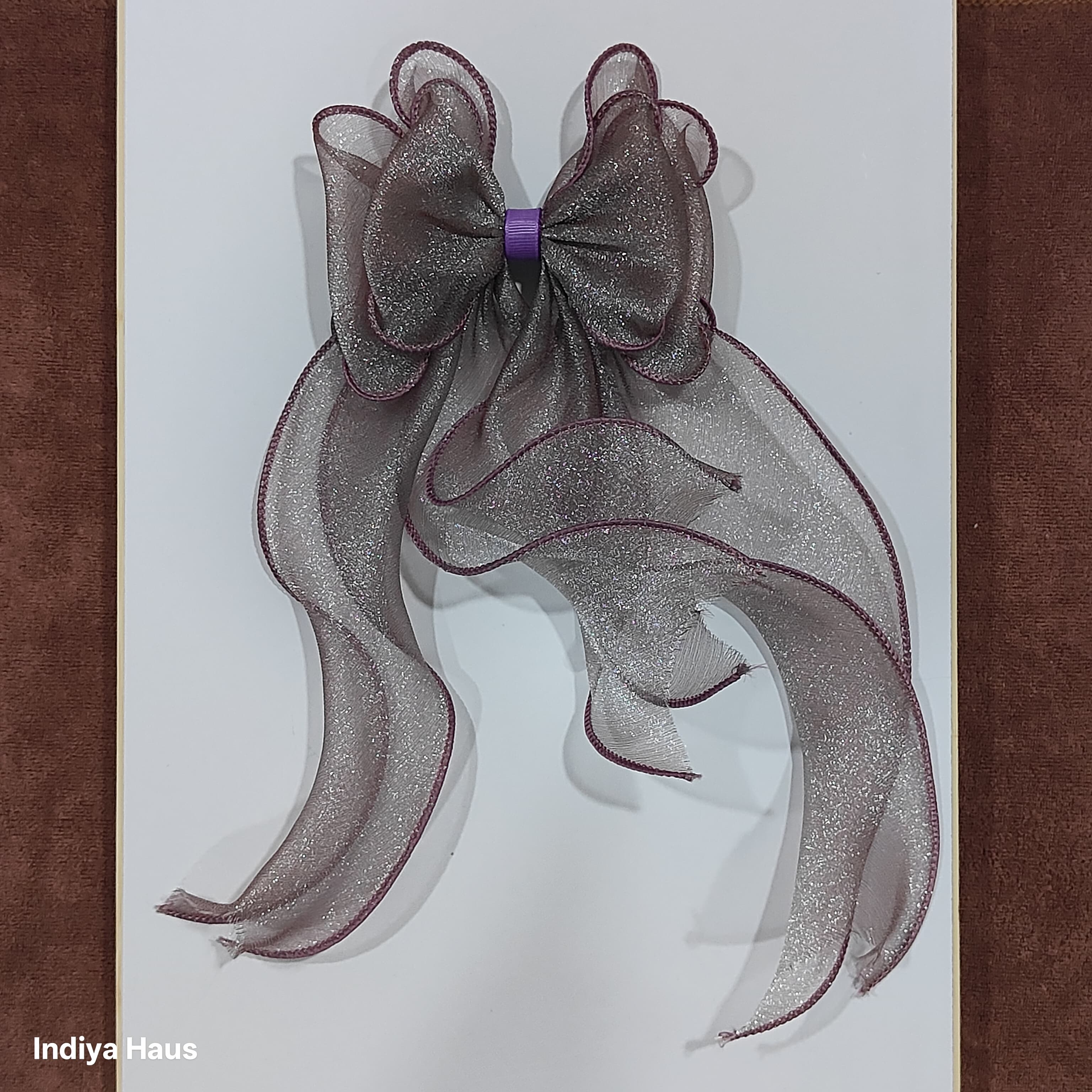 Ethereal Organza Bows clip
