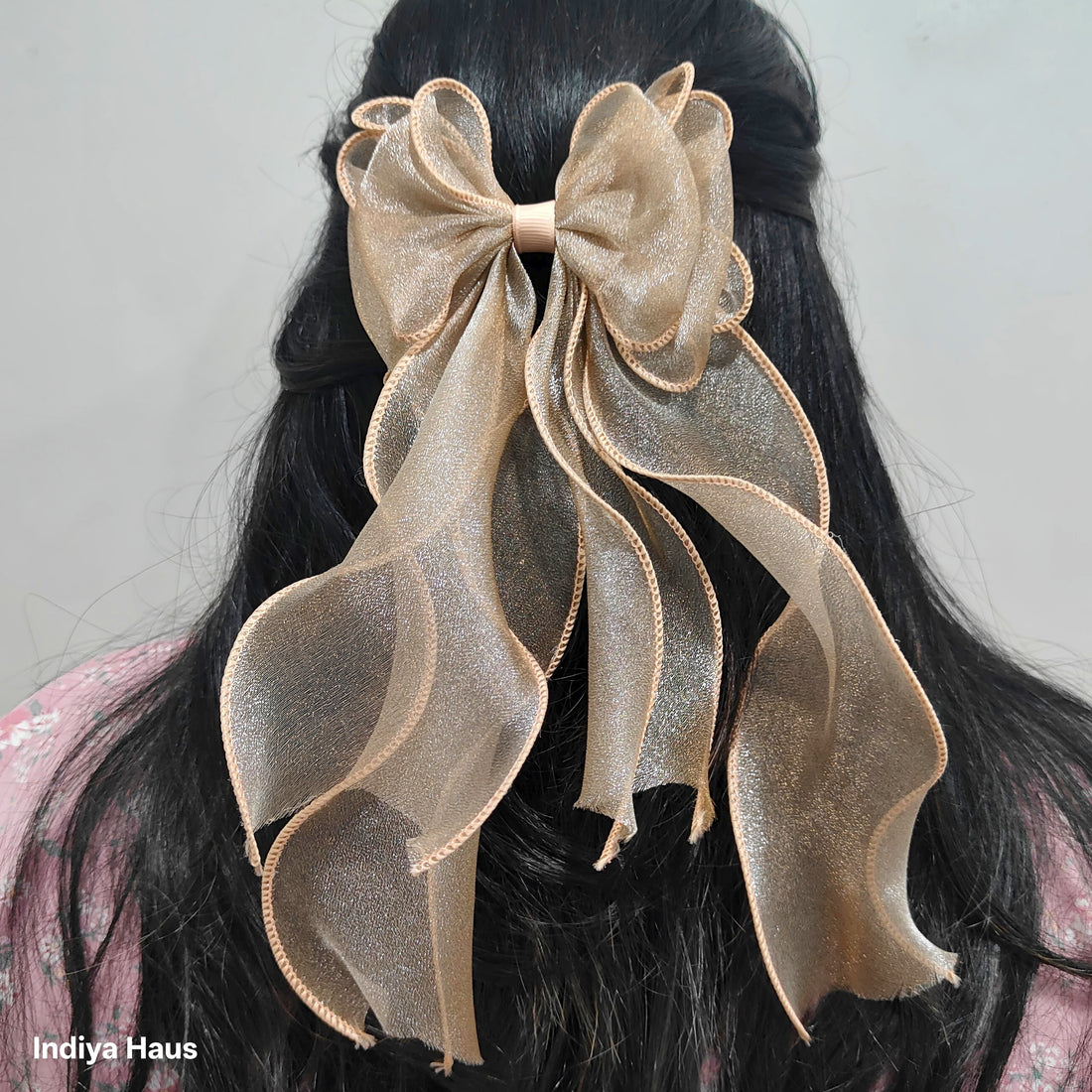 Ethereal Organza Bows clip