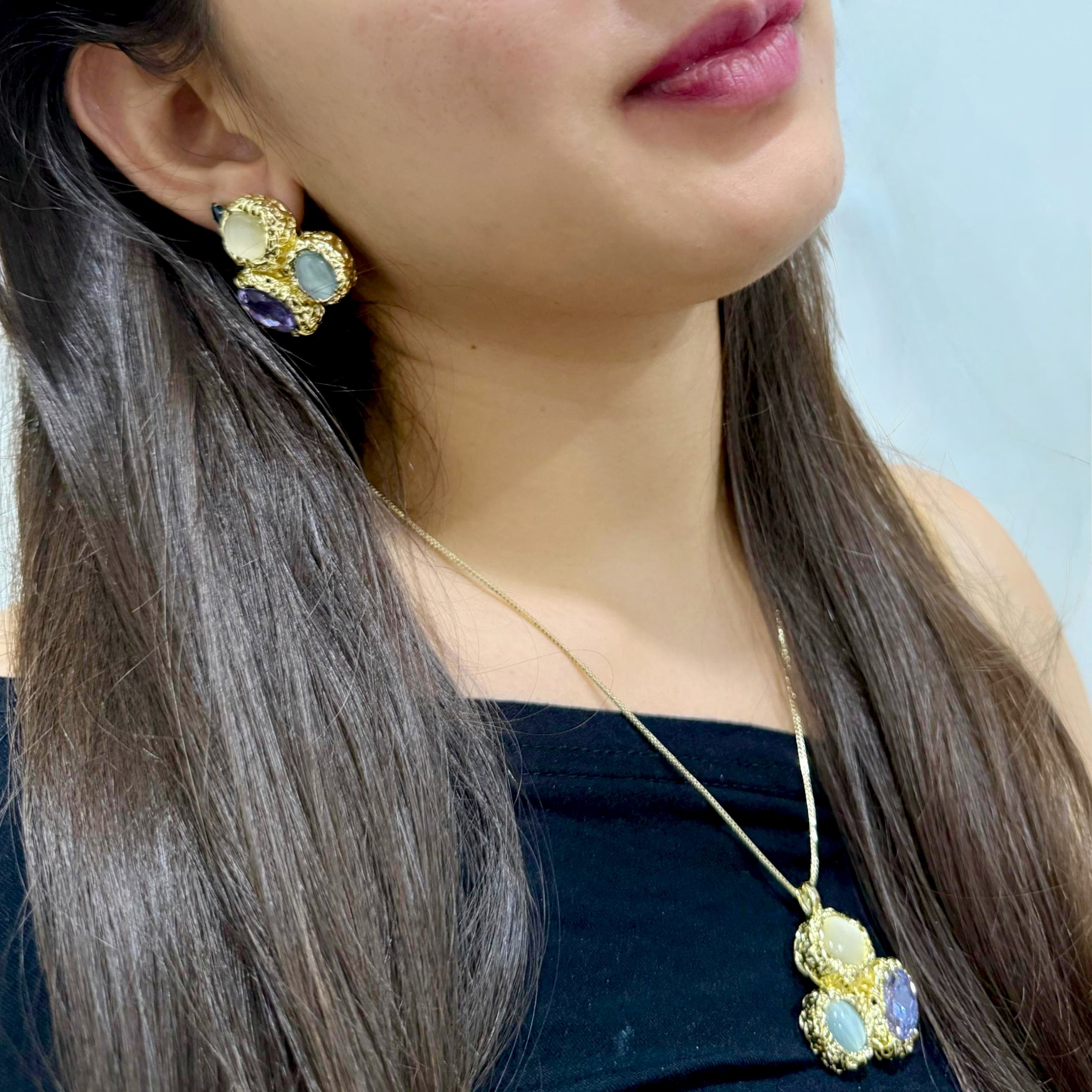 Multi-Stone Elegance Necklace