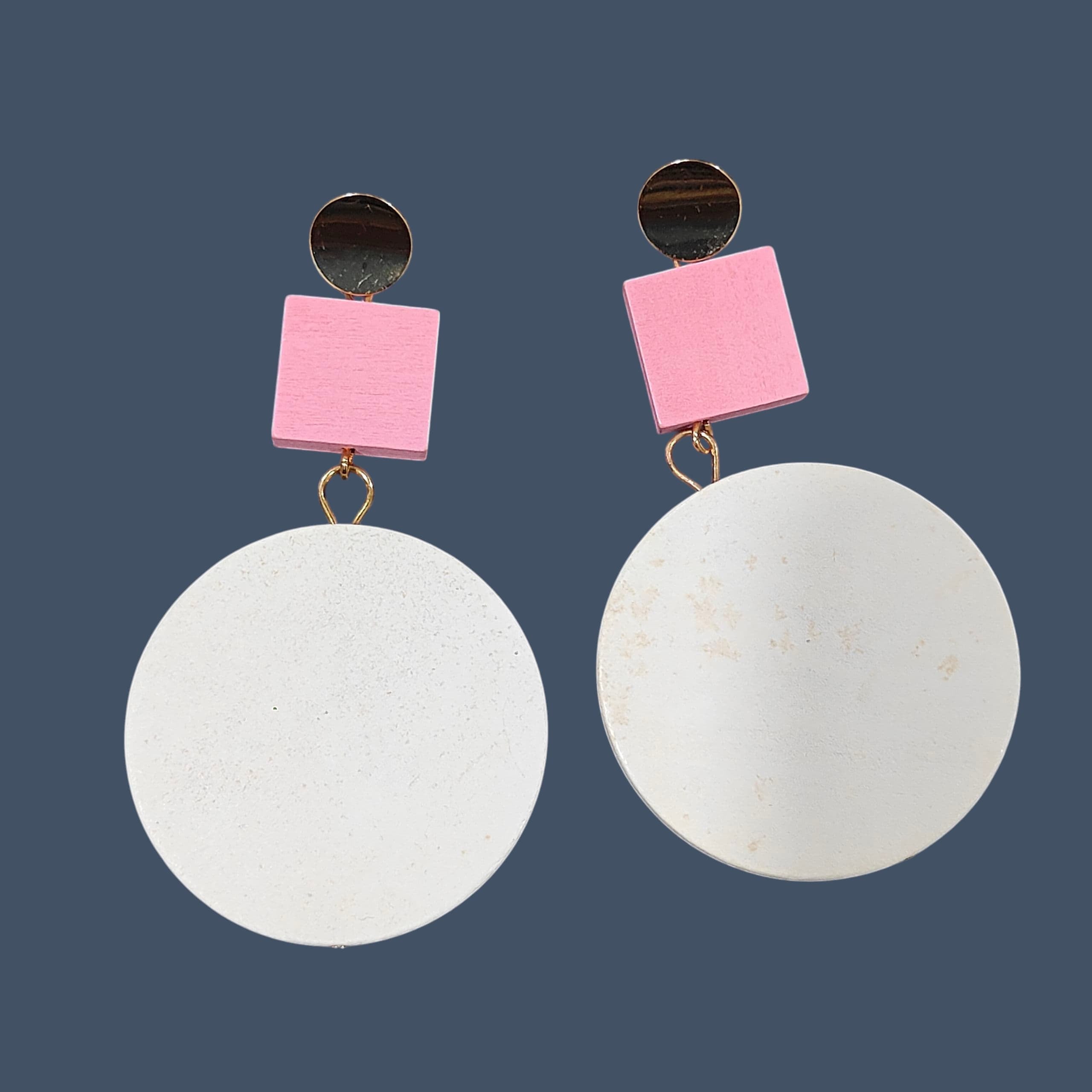 Bold Geometric Drop Earrings