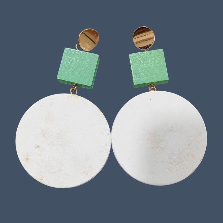 Bold Geometric Drop Earrings