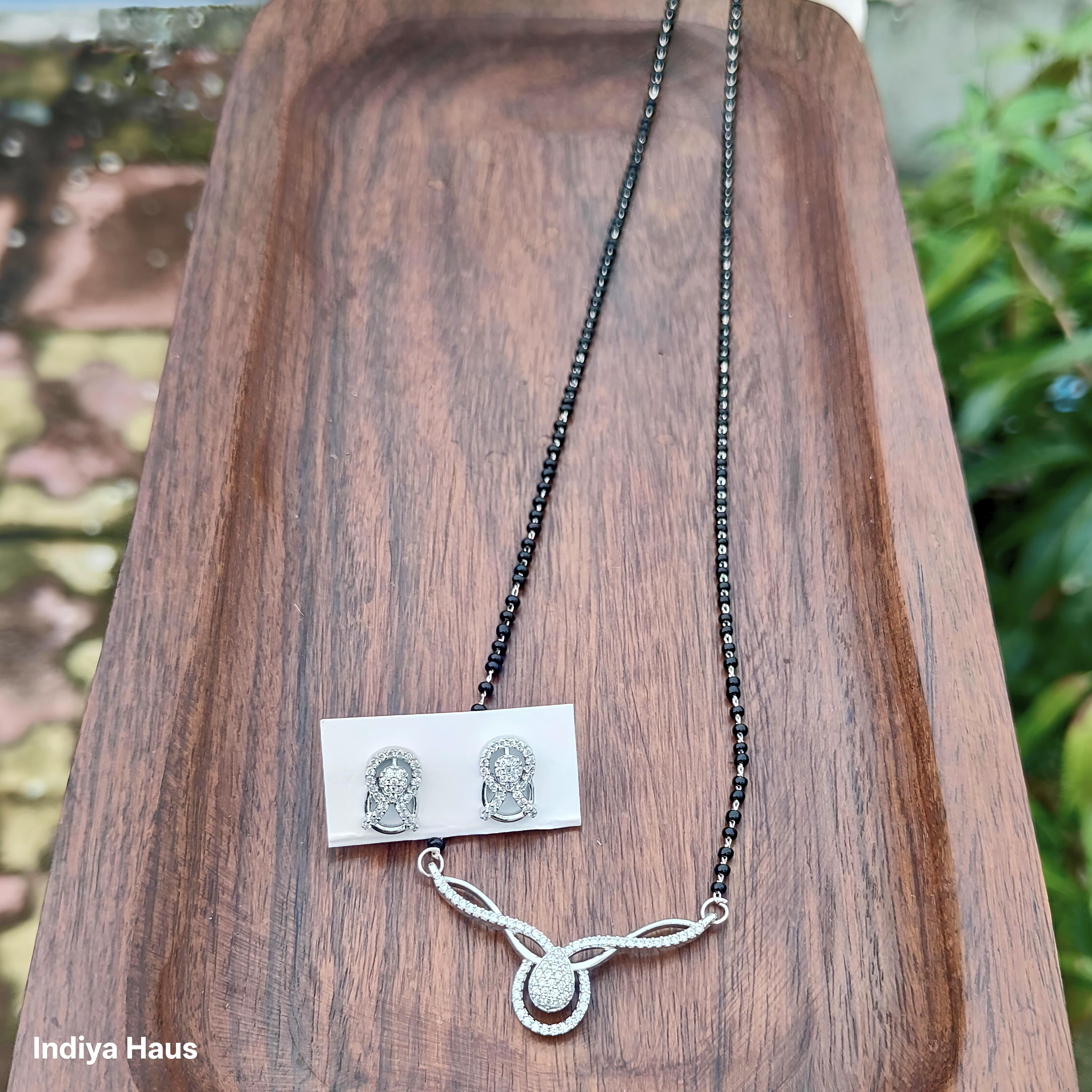 Traditional Gold and Black Bead Mangalsutra