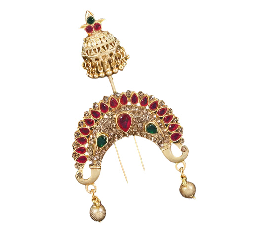 Regal Peacock Crescent Juda Pin